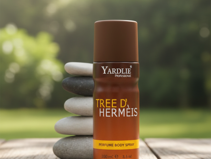 Yardlie Professional TREE D’ HERMEIS Perfume Body Spray (150ml): Earthy, Woody, and Elegant Aromatic Deodorant for Men.
