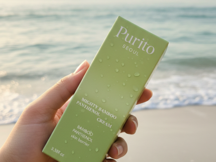 Purito Mighty Bamboo Panthenol Cream 100ml – Deep Hydration, Skin Barrier Repair & Soothing Moisturizer