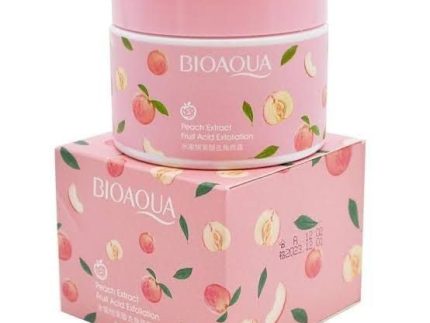 Bioaqua Peach Extract Exfoliating Face Gel Cream – Gentle Peeling Fruit Acid Formula for Smooth, Fresh & Radiant Skin