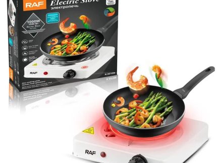 RAF Electric Stove | 1000W Hot Plate | Heats in 2 Mins | Automatic & Easy to Clean