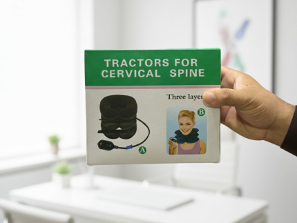 Tractor For Cervical Spine Portable Neck Pillow Durable Quality Comfortable Support Reliable