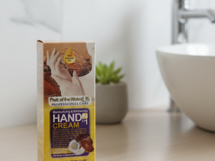 Fruit of the Wokali Smooth Moisturizing Hand Cream 130 ML – With Cocoa Butter & Coconut Oil for Soft Hands