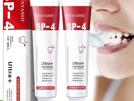 Yayashi Sp 4 Ultra Whitening Toothpaste Strong Stain Removal Fresh Breath Daily Oral Care – 120g