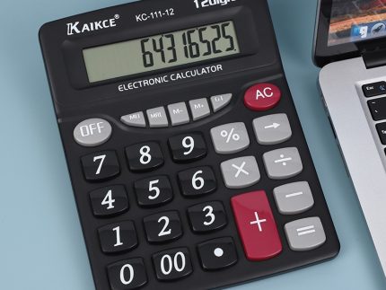 Kaikce KC 111 S Electronic Calculator Durable Quality Easy Use Clear Display Reliable Utility Compact Design