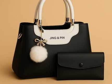 Premium ‘JING & PIN’ Ladies Handbag Collection with Clutch and Shoulder Strap Option