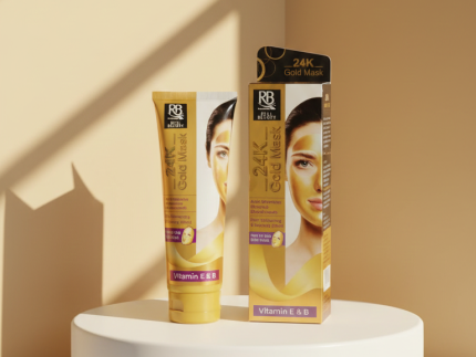 RB Cosmetics Real Beauty 24K Gold Mask | Hydrating & Brightening | Luxury Skincare Treatment | Original