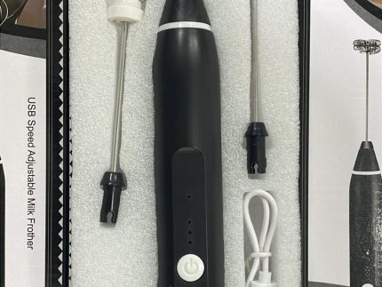 Rechargeable Coffee Beater (Big Box) | 2-in-1 Coffee & Egg Beater | 3-Speed Electric Frother & Mixer