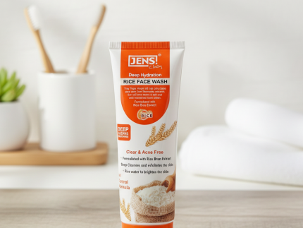 Jens Choy Organic Rice Deep Hydration Foaming Face Wash Providing Gentle Cleansing With Nourishing Moisture And Smooth Finish – 100g