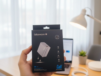 Sabawoon GAN S120 30W Adopter  | USB + PD | All Mobile Options | Without Cable