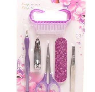 Multi Purpose Nail Manicure Care Set Providing Complete Grooming Everyday Nail Care Support