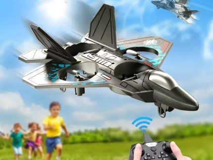 Premium RC Fighter Jet Plane 24G Remote Control Foam Airplane Toy High Speed Glider Stunt Aircraft for Kids Adults