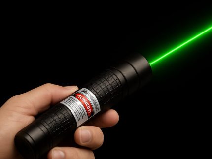 Green Laser Light Aluminum Alloy Body Black Color Two Mode Lighting Star Light Or Single Beam Durable Quality Reliable Utility