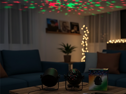 LT 910 LED Bluetooth Music Projector Providing Bright Visuals With Wireless Connectivity And Compact Design For Entertainment Use