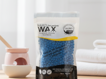 NUMS Professional Hard Wax Beans – Face & Body Hair Removal Wax Without Strips – Ideal for All Hair & Skin Types – 100g / 3.5oz